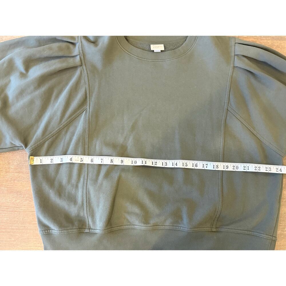 A NEW DAY Olive Puff Long sleeve Top Shirt Women size XL - Picture 9 of 10